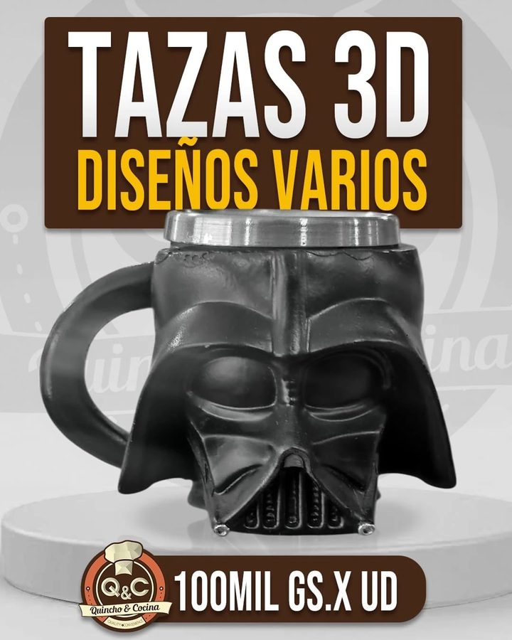 Taza 3D Darth Vader