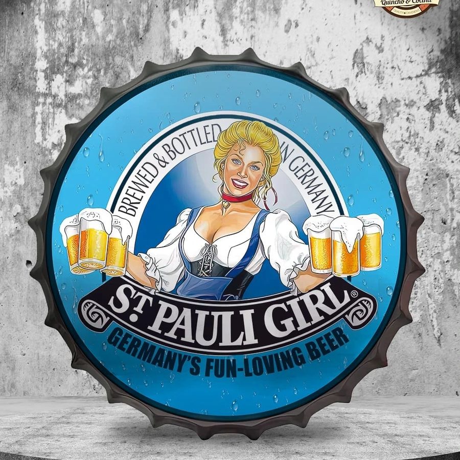 Tapa decorativa St. Pauli Girl