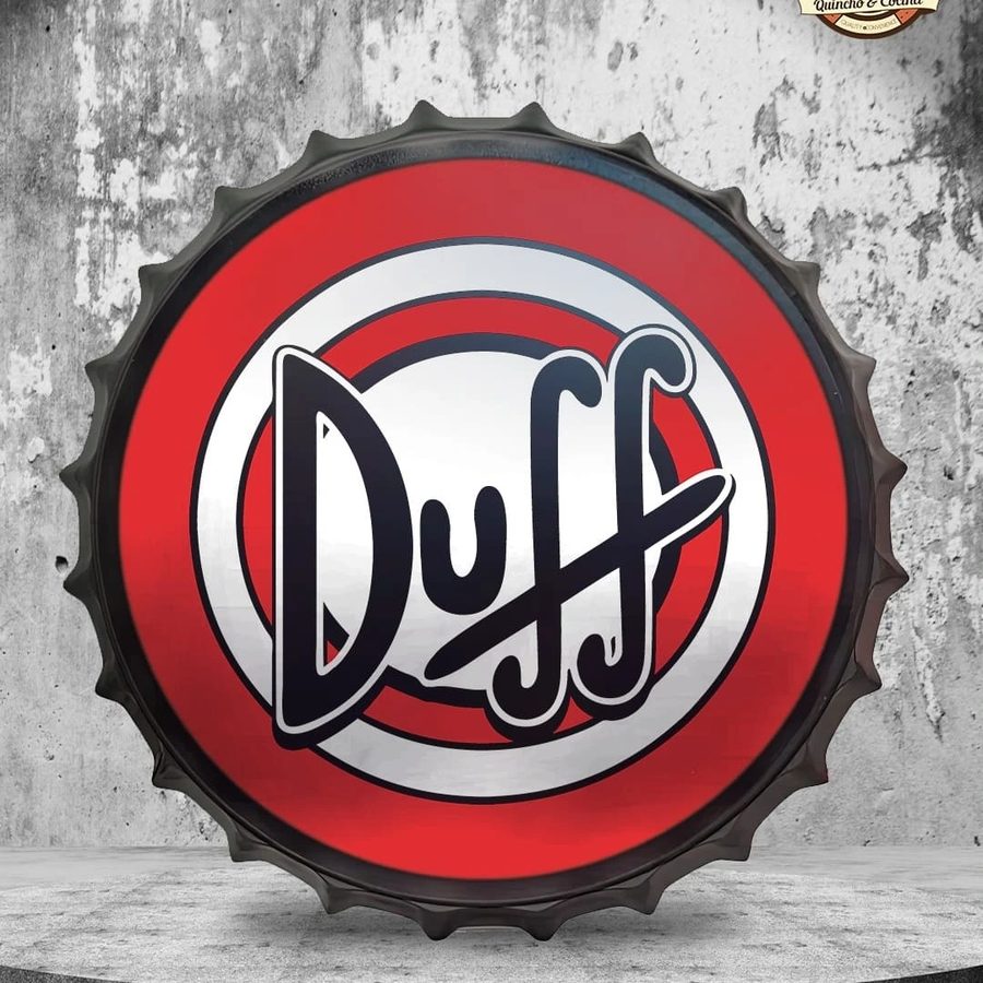 Tapa decorativa Duff – Los Simpson