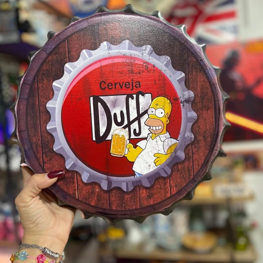 Tapa decorativa Duff – Homero Simpson