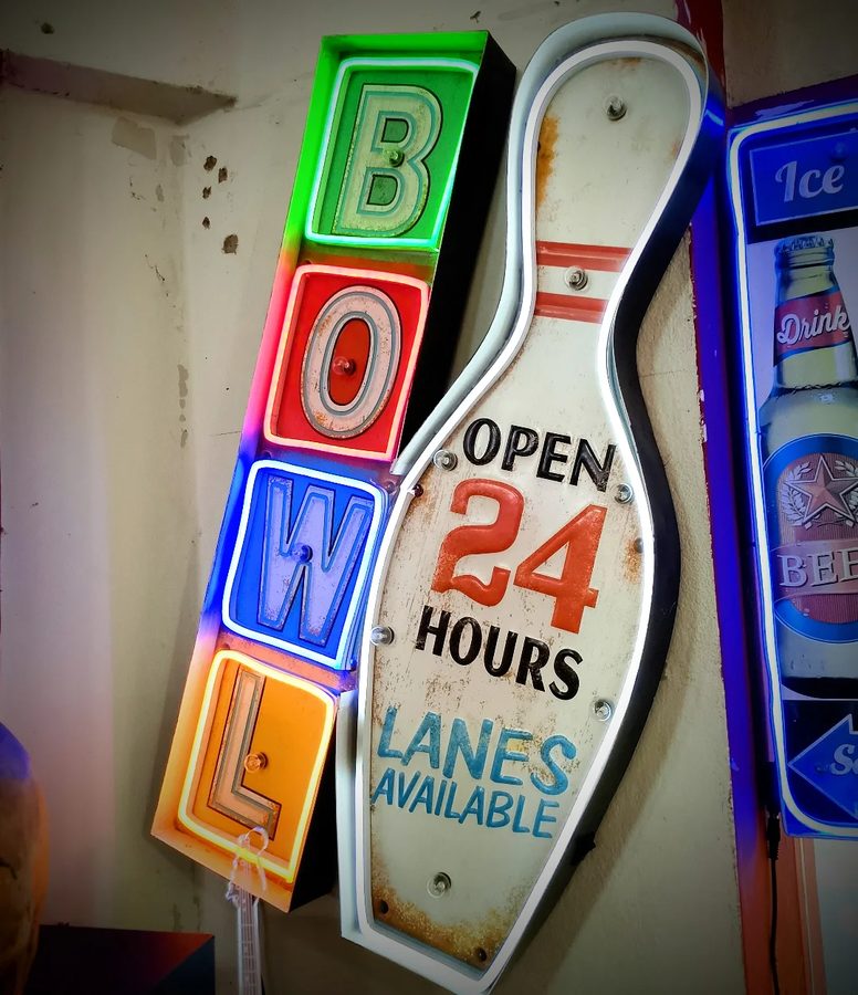 Neón Bowl Open 24 hours bolo