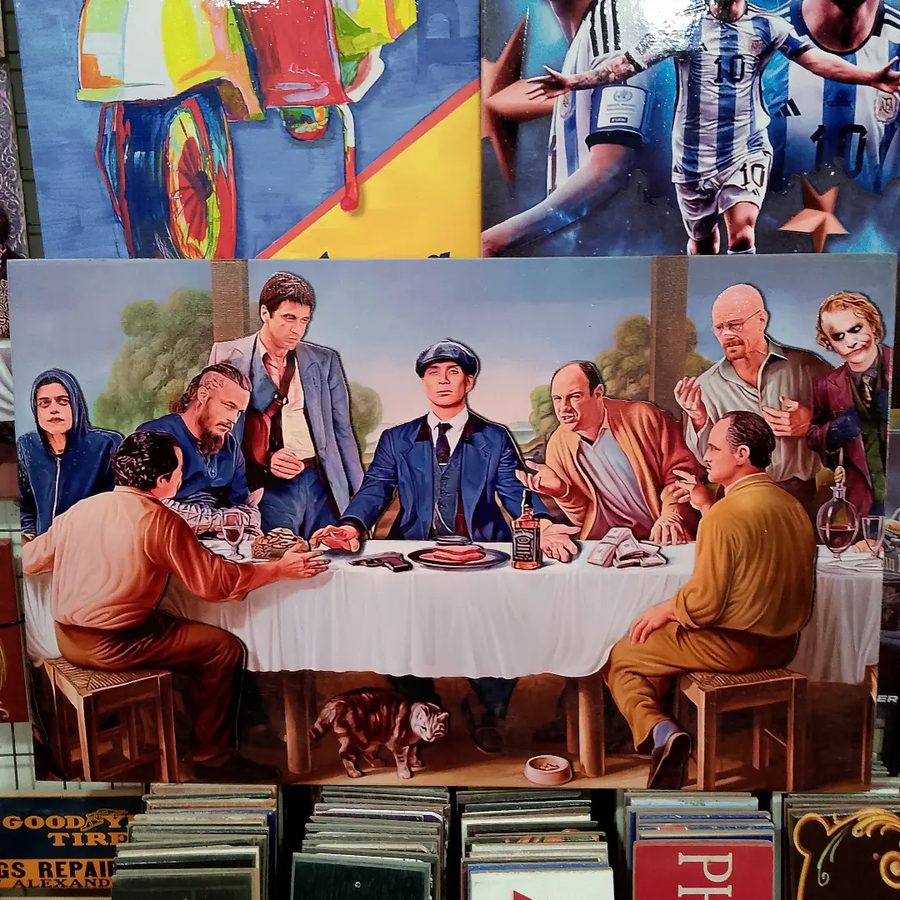 Cuadro Mafiosos en la última cena – foto 2