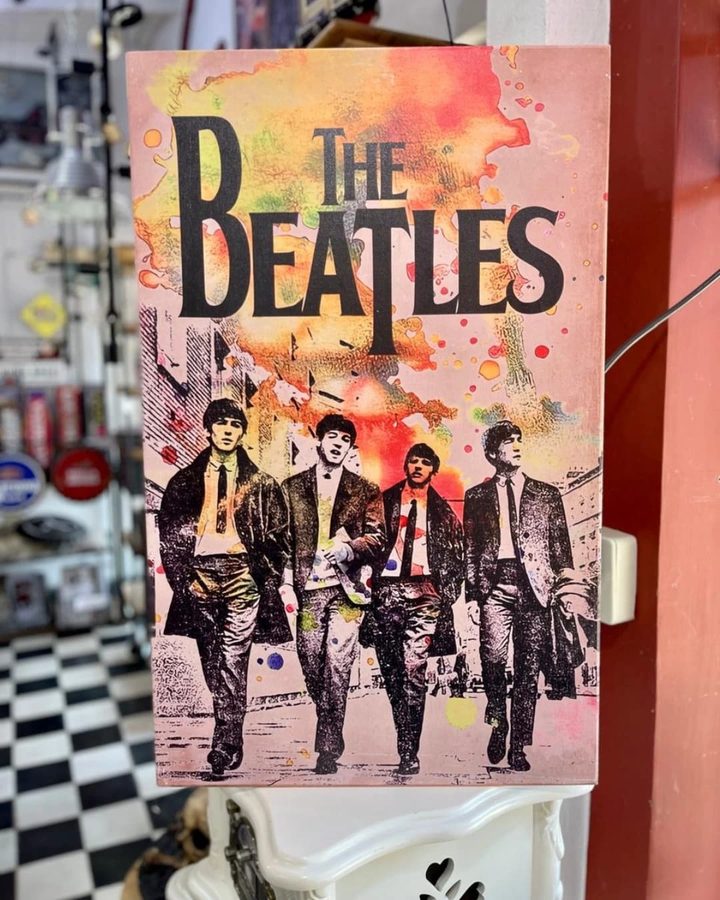 Cuadro The Beatles acuarela