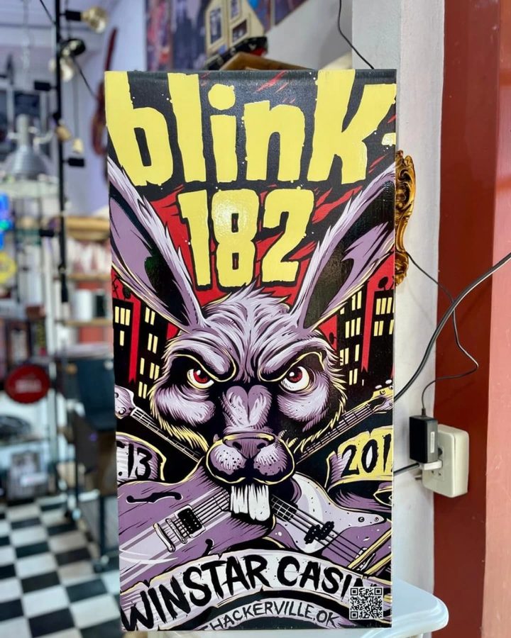 Cuadro Blink-182 conejo Winstar