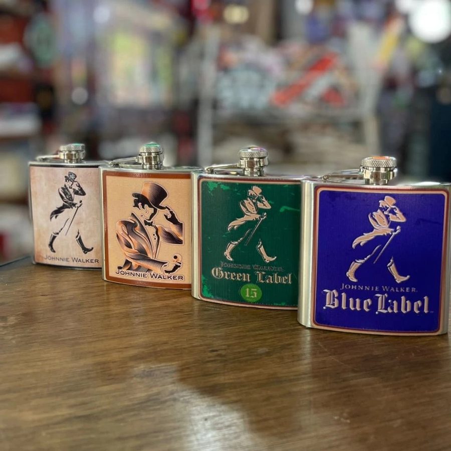 Petacas Johnnie Walker (Green Label, Blue Label)