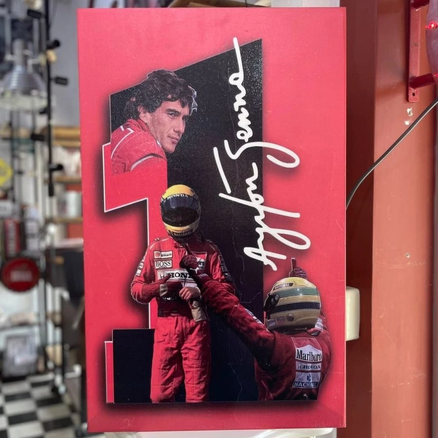 Cuadro Ayrton Senna número 1