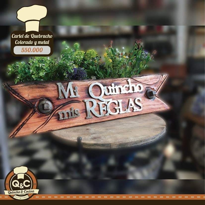 Cartel Mi quincho mis reglas – foto 5