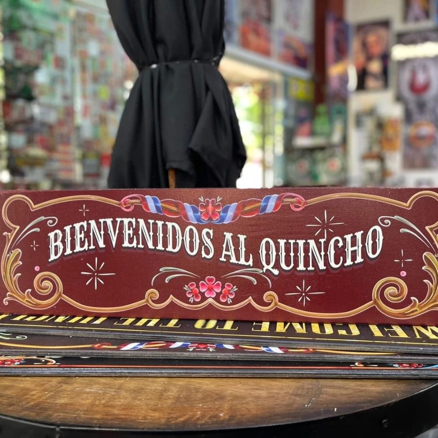 Cartel Bienvenidos al quincho – foto 2