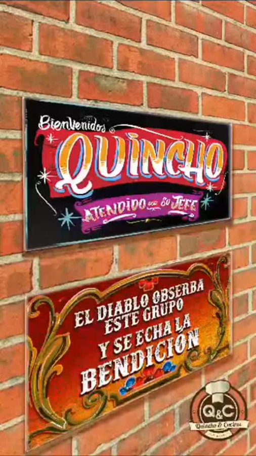 Cartel Bienvenidos al quincho – foto 5