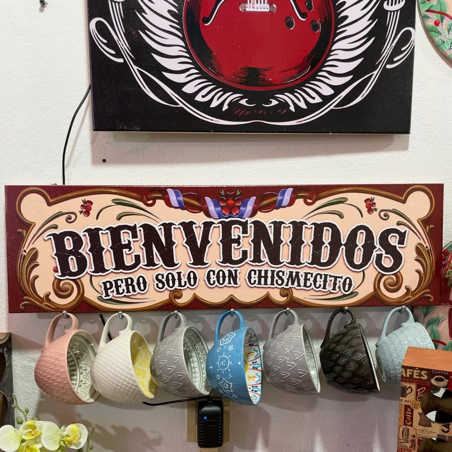 Cartel Bienvenidos pero solo con chismecito – foto 2
