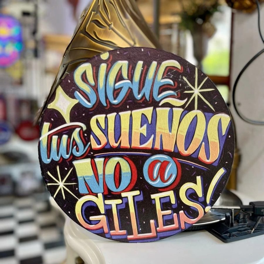 Cartel Sigue tus sueños, no a giles