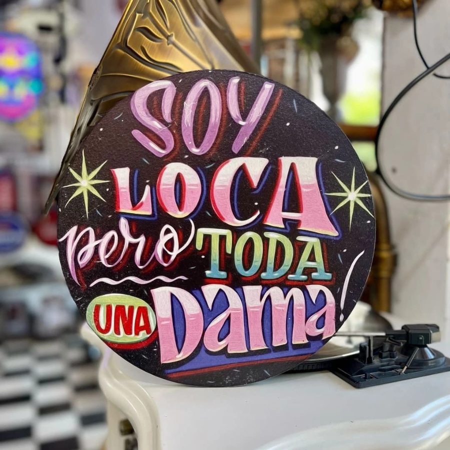 Cartel Soy loca pero toda una dama