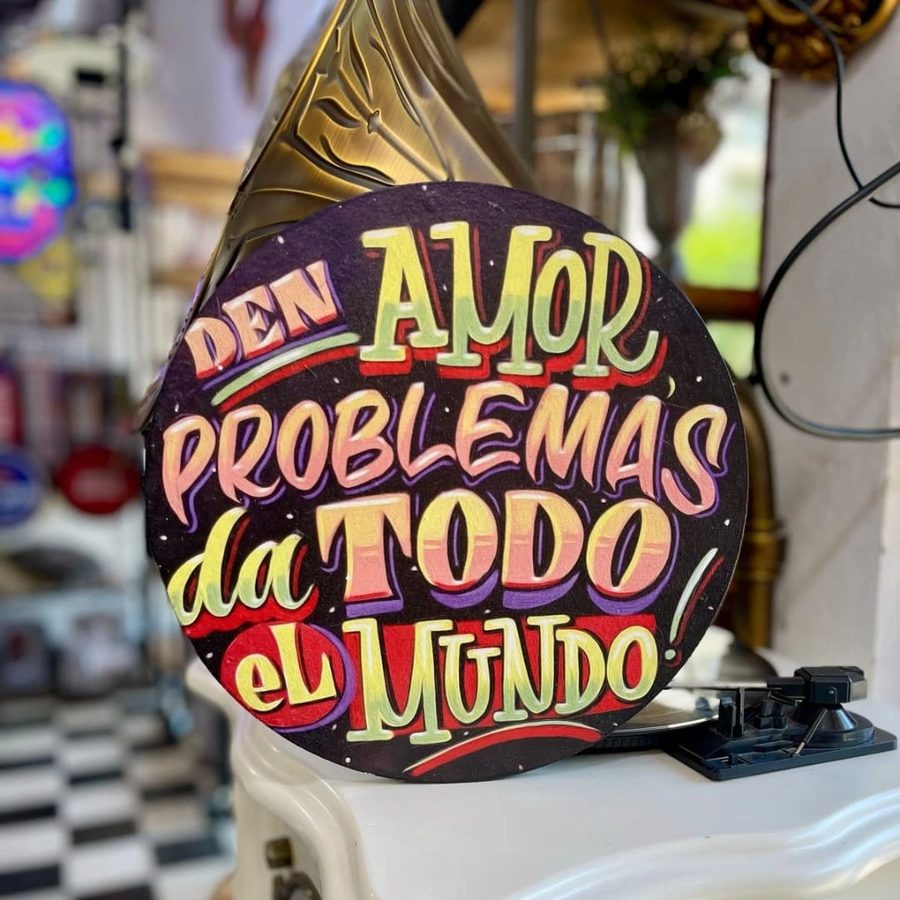 Cartel Den amor, problemas da todo el mundo