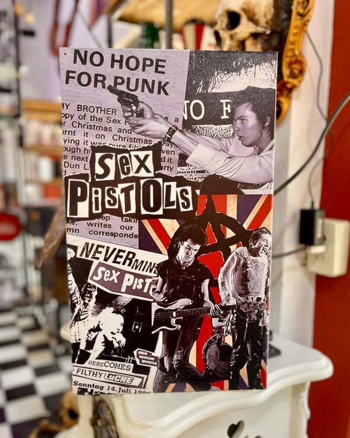 Cuadro Sex Pistols collage No hope for punk