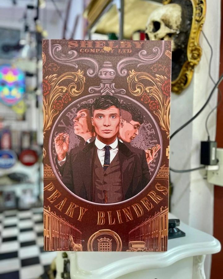 Cuadro Peaky Blinders marco ornamental