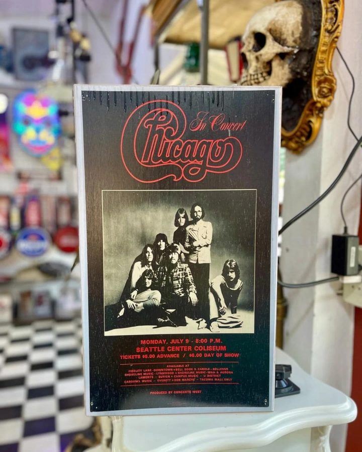 Cuadro Chicago afiche de recital
