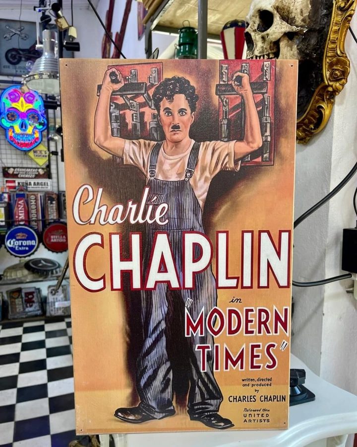 Cuadro Charlie Chaplin Modern Times