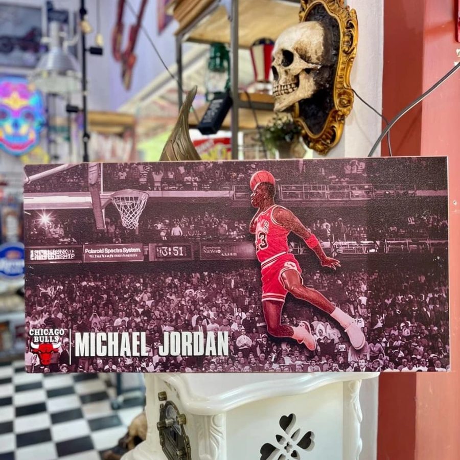 Cuadro Michael Jordan Chicago Bulls volcada