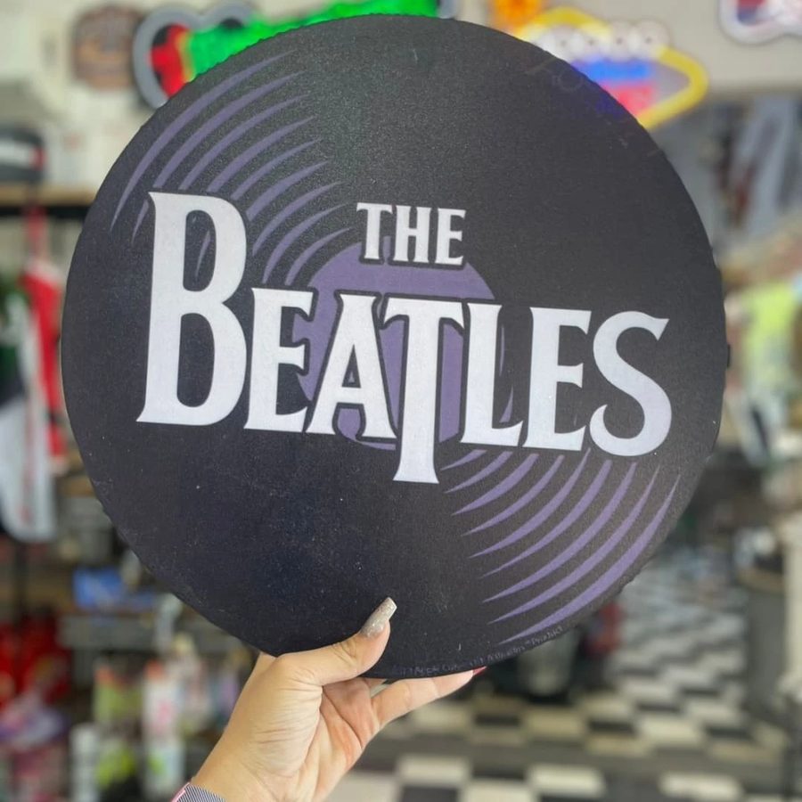 Cuadro The Beatles disco de vinilo redondo