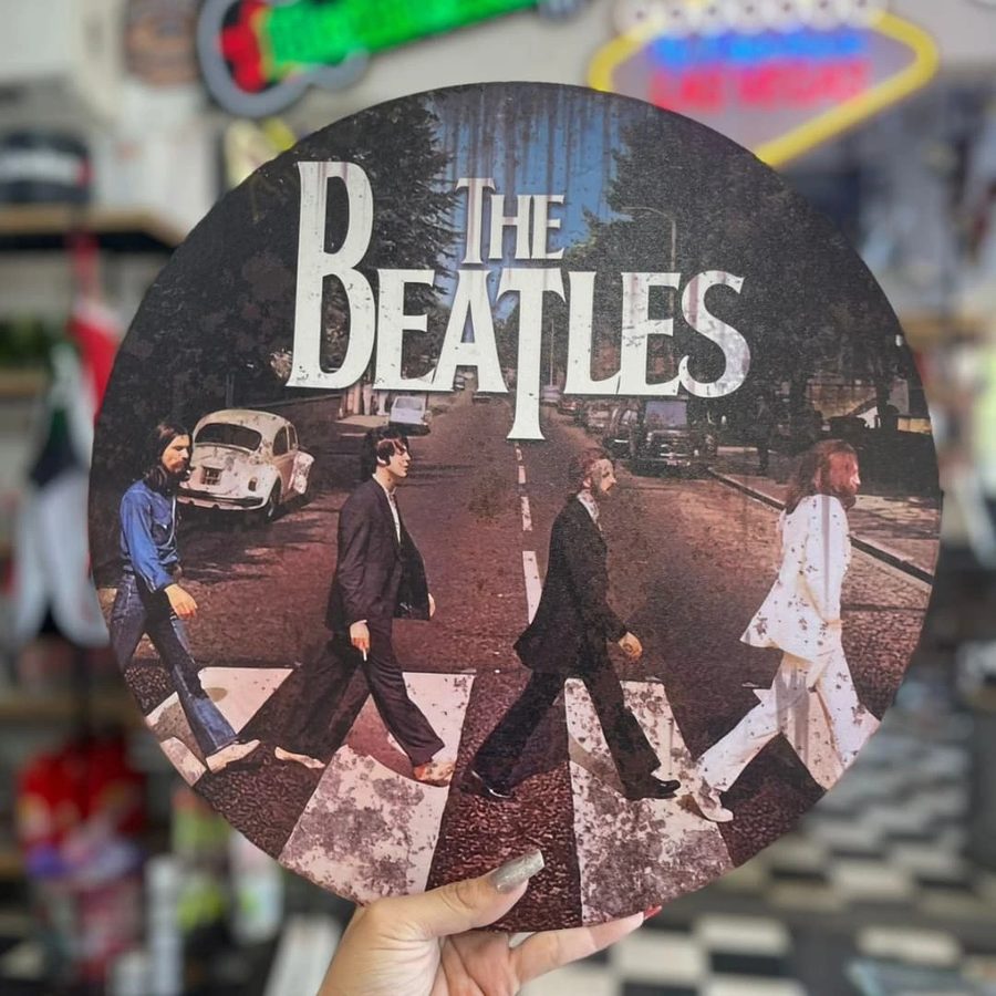 Cuadro The Beatles – Abbey Road (redondo)