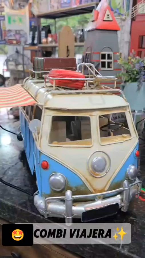 Kombi VW celeste viajera