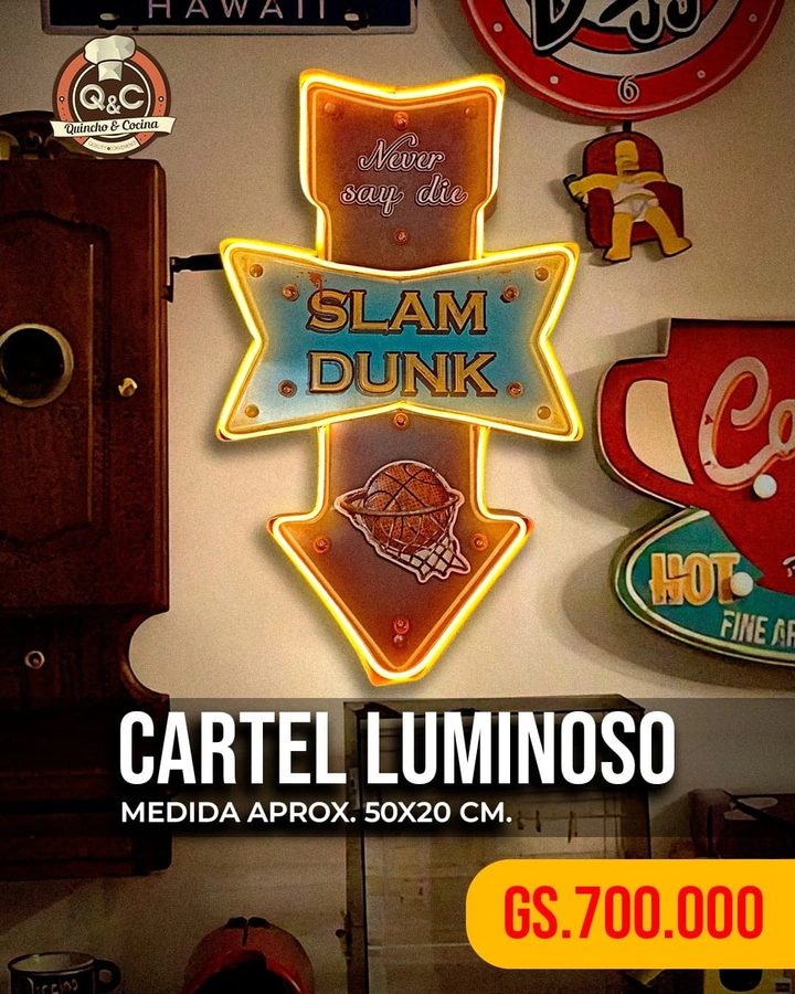 Neón Slam Dunk flecha