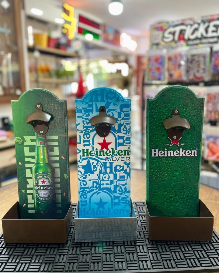 Abridores de pared con recolector Heineken