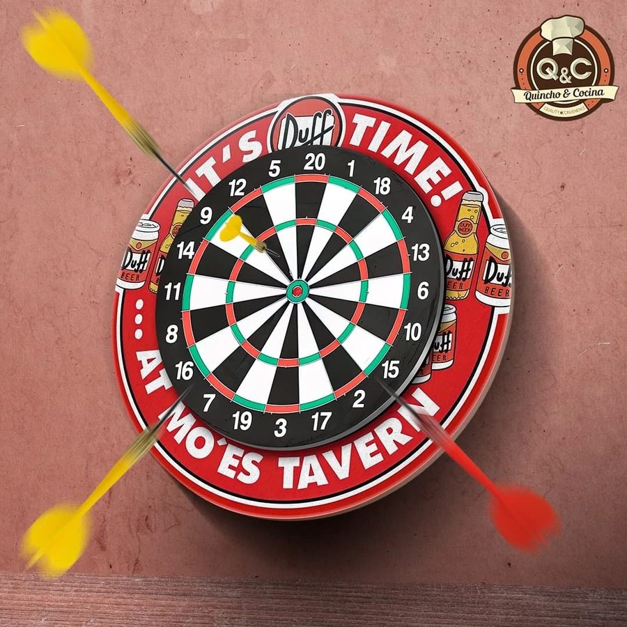 Tablero de dardos Moe's Tavern Duff