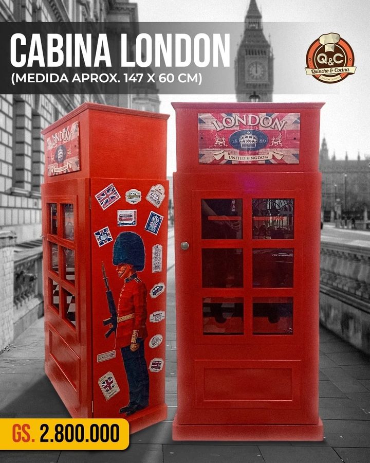 Cabina London roja