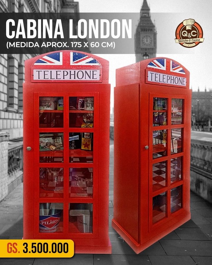 Cabina London Telephone grande