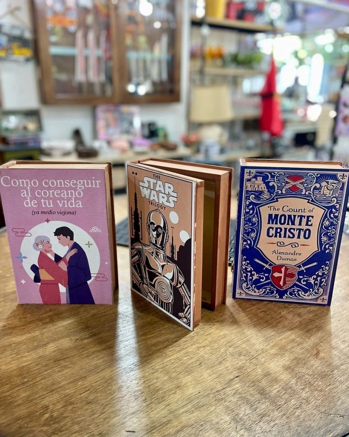Cajas libro (Star Wars, Monte Cristo)