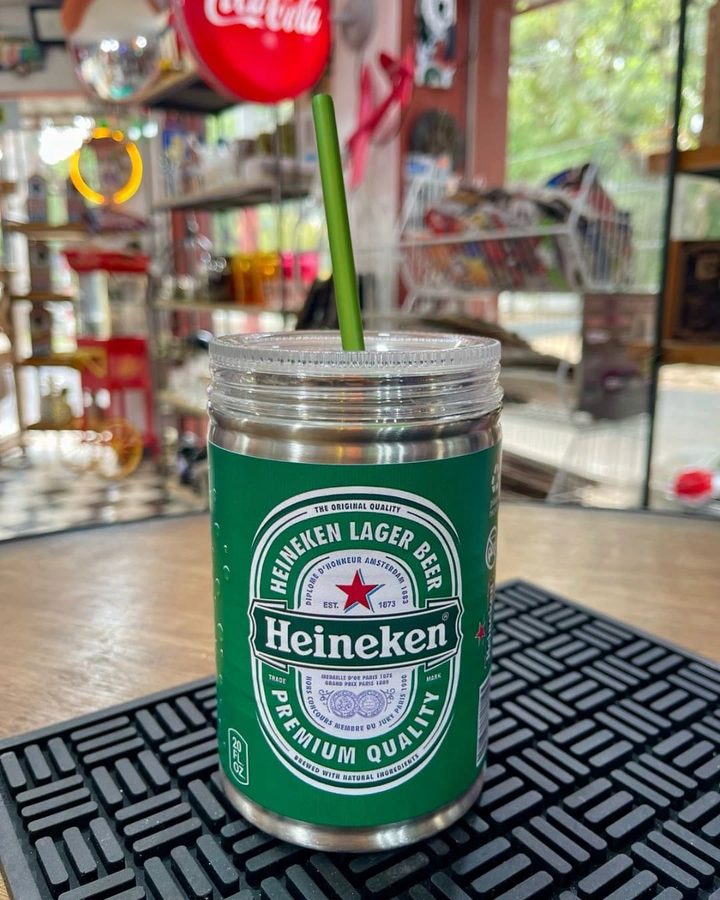 Vaso hippie lata Heineken
