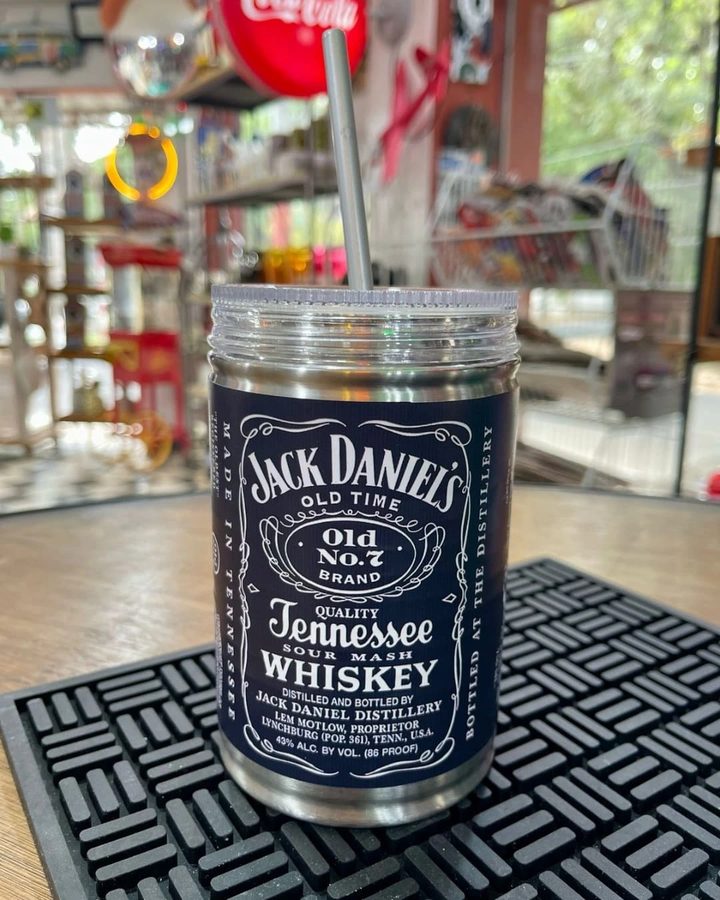 Vaso hippie lata Jack Daniel's