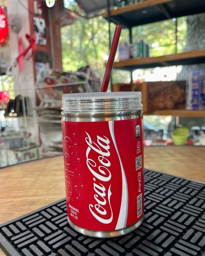 Vaso hippie lata Coca-Cola