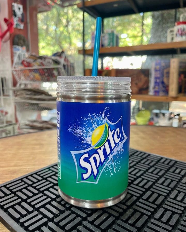 Vaso hippie lata Sprite