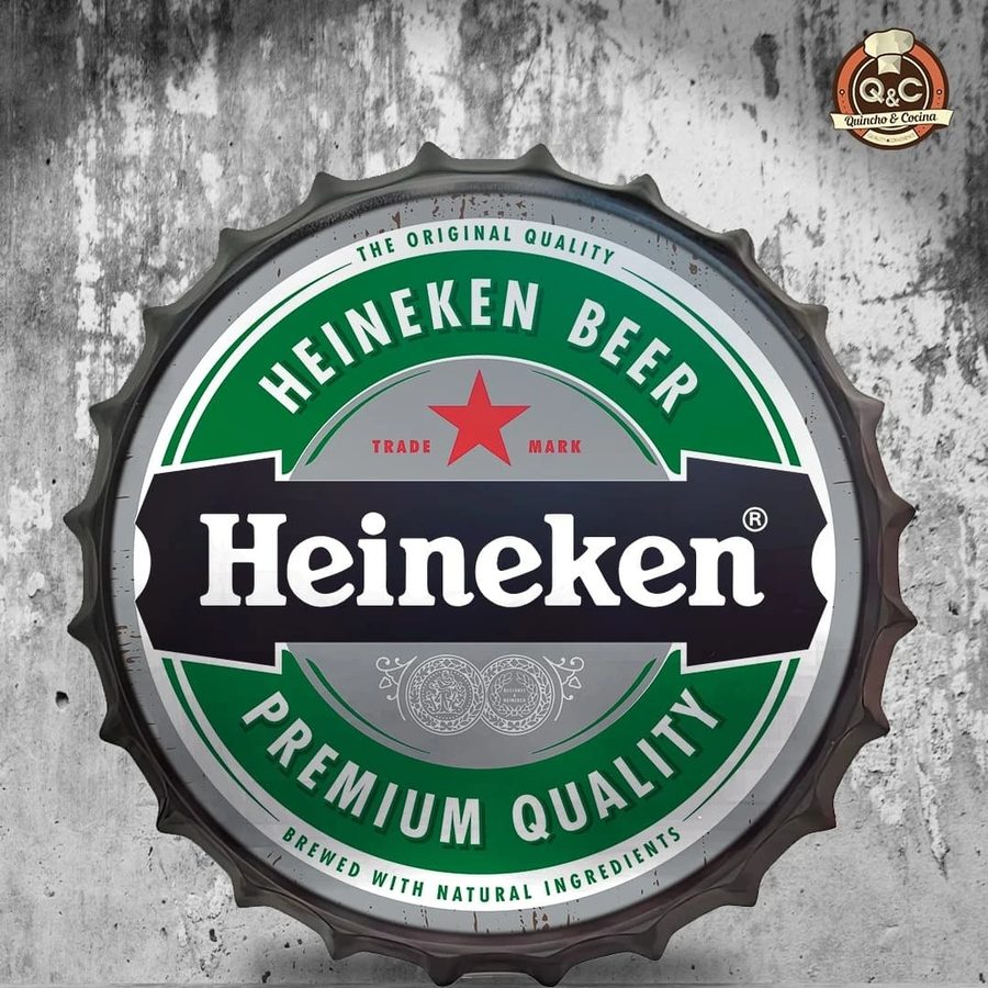 Tapa decorativa Heineken Beer Premium Quality