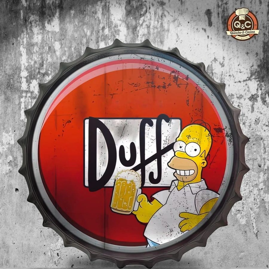 Tapa decorativa Duff Homero – foto 2
