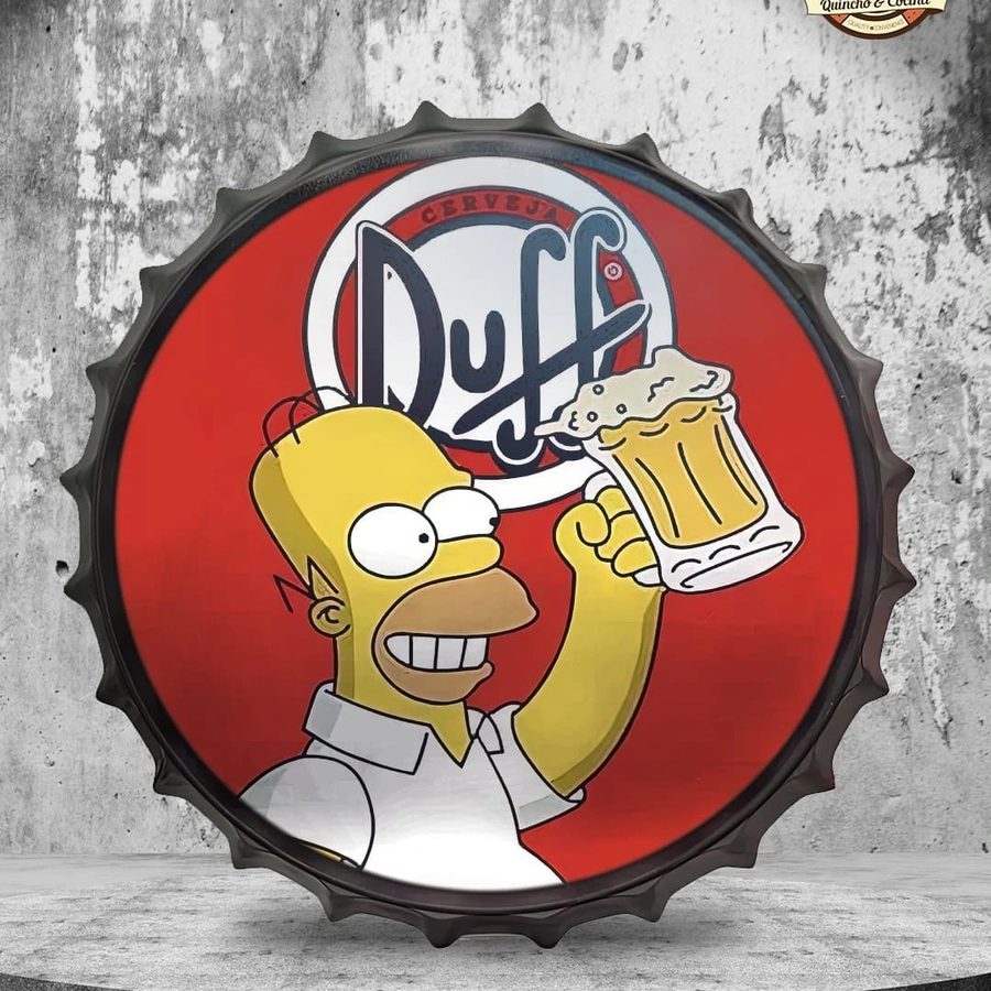 Tapa decorativa Duff Homero – foto 3