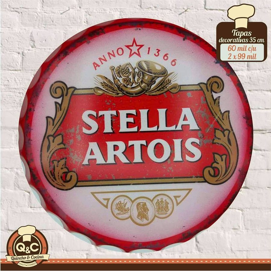 Tapa decorativa Stella Artois – foto 5