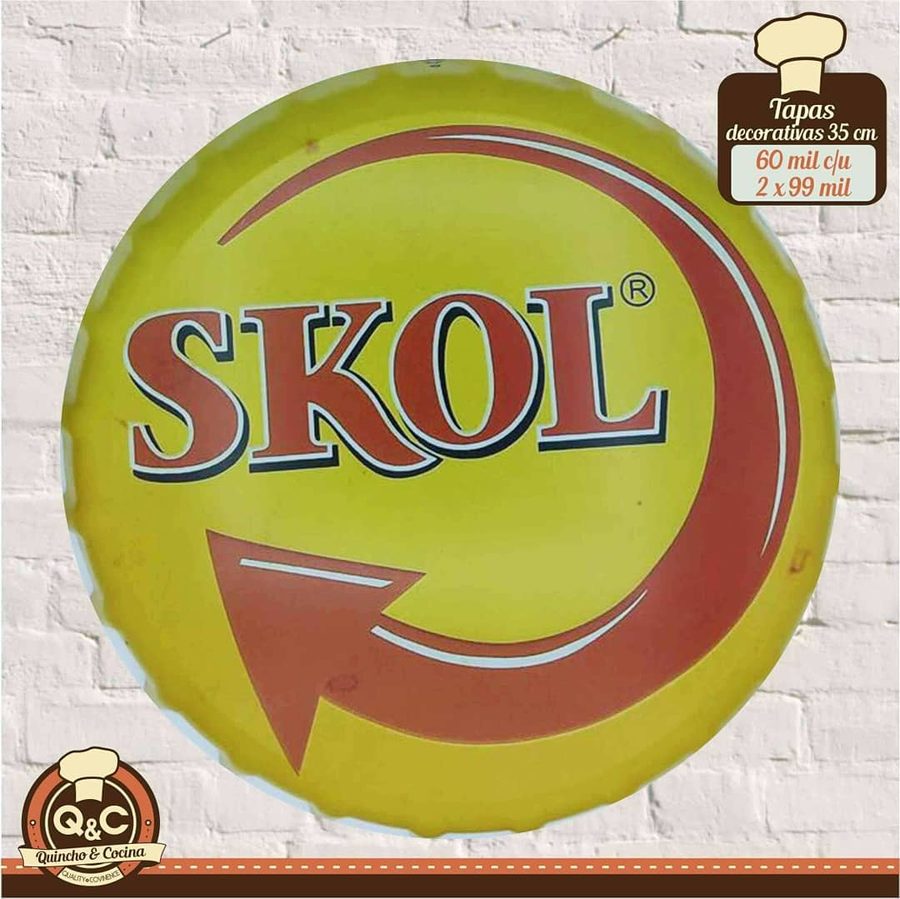 Tapa decorativa Skol – foto 3