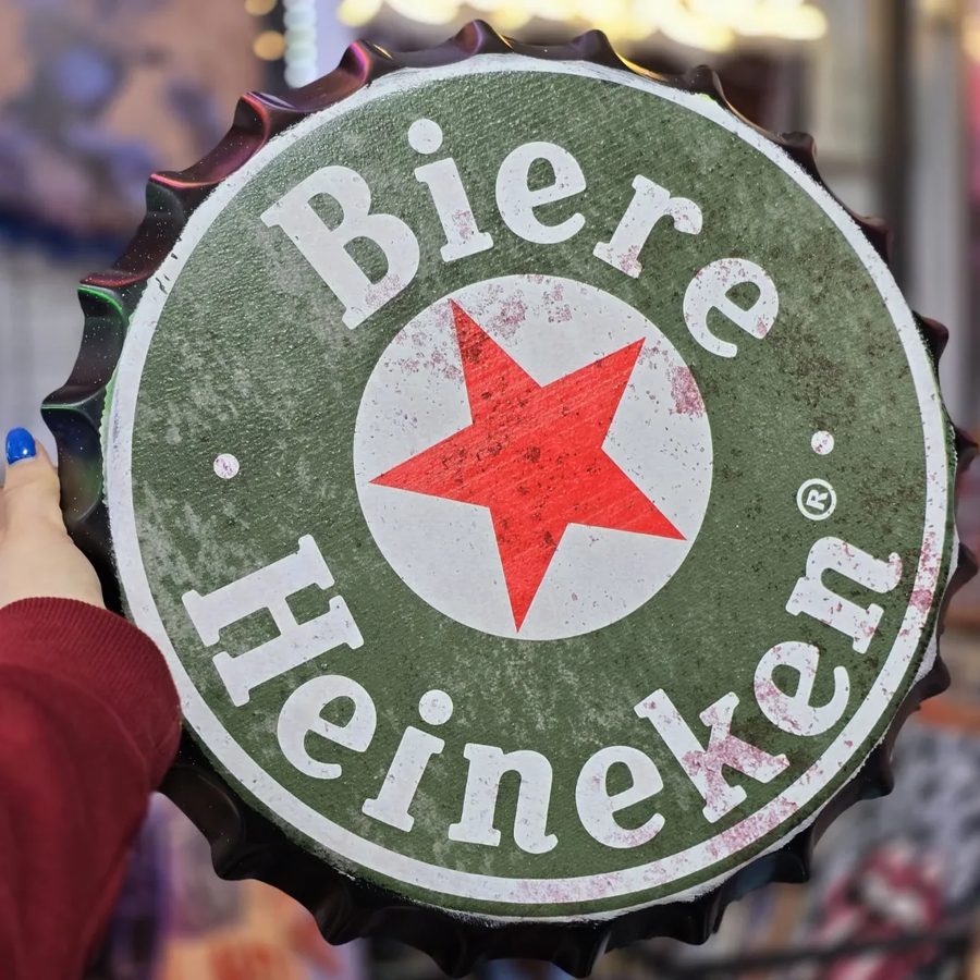 Tapa decorativa Heineken Biere – foto 2