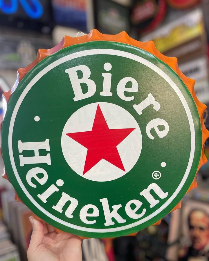 Tapa decorativa Heineken Biere – foto 3