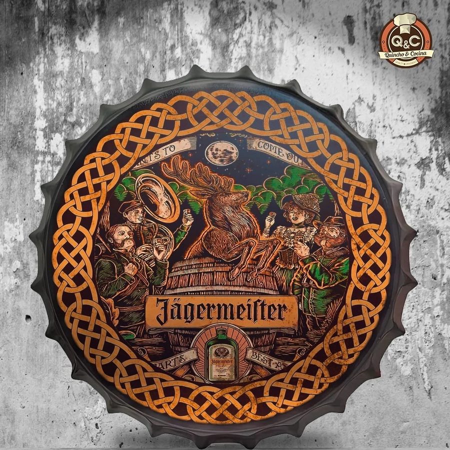 Tapa decorativa Jägermeister