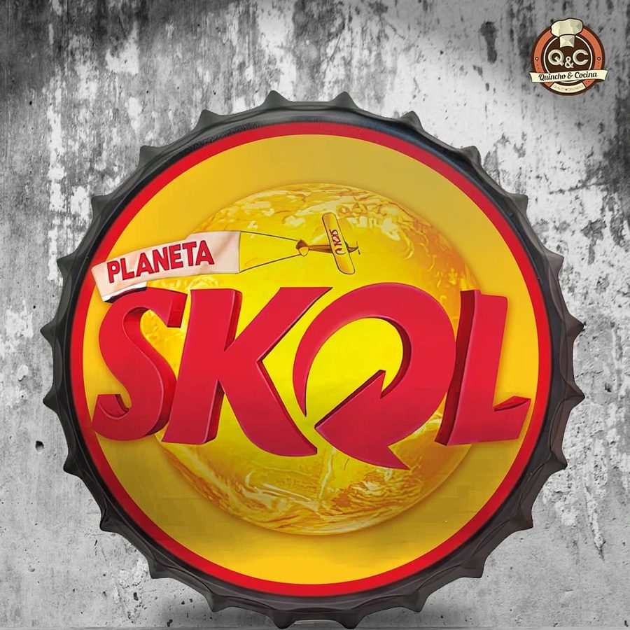 Tapa decorativa Planeta Skol