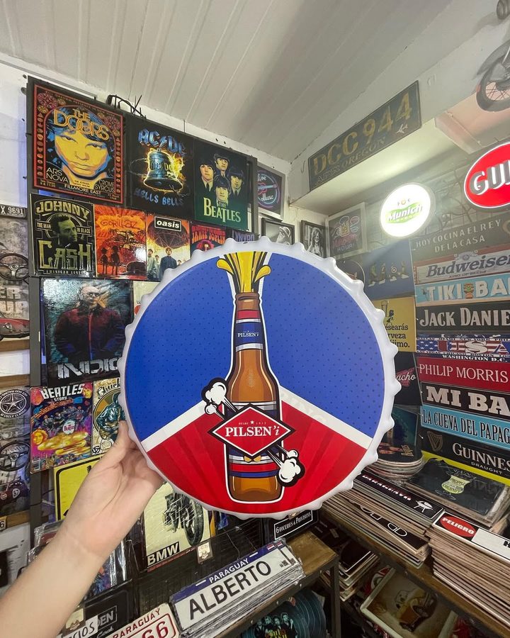 Tapa decorativa Pilsen botella – foto 5