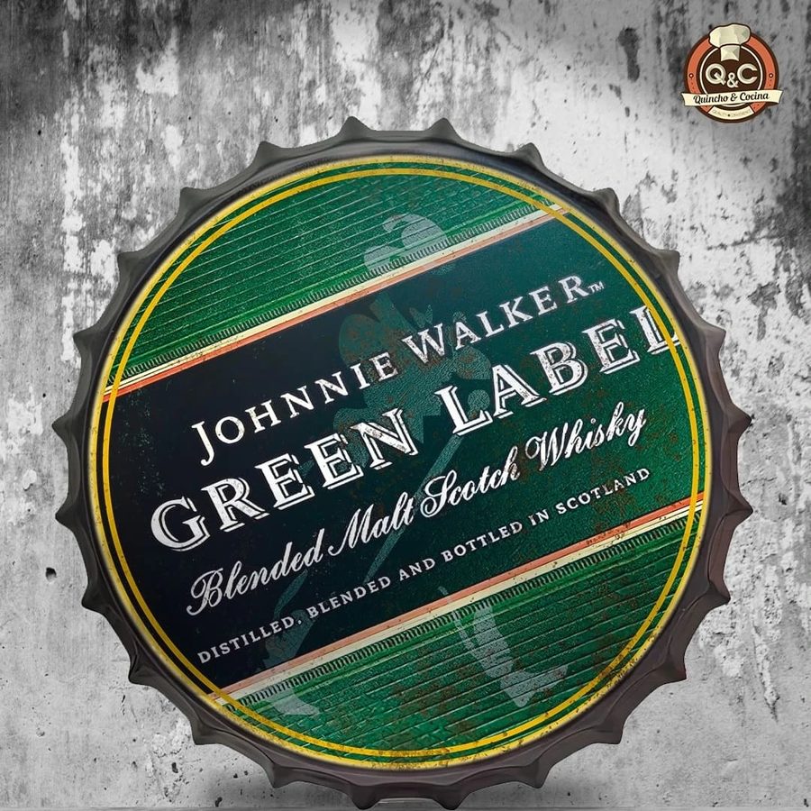 Tapa decorativa Johnnie Walker Green Label