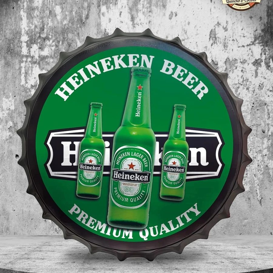 Tapa decorativa Heineken botellas – foto 2