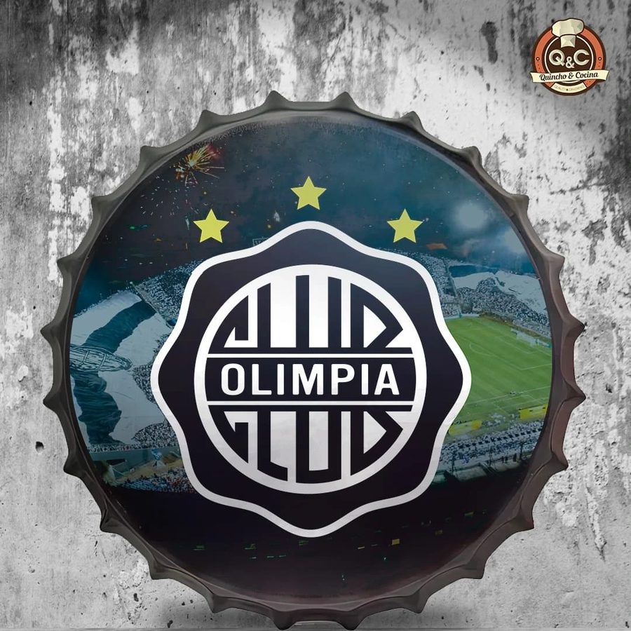 Tapa decorativa Club Olimpia estadio