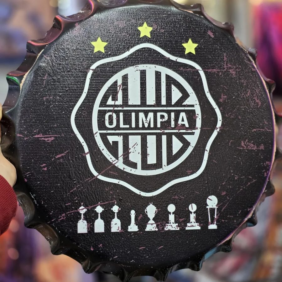 Tapa decorativa Club Olimpia trofeos – foto 4