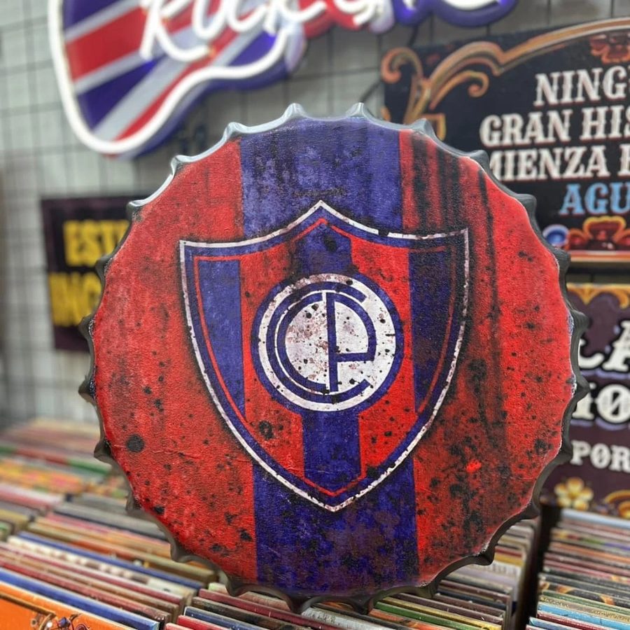 Tapa decorativa Cerro Porteño (escudo azulgrana) – foto 2